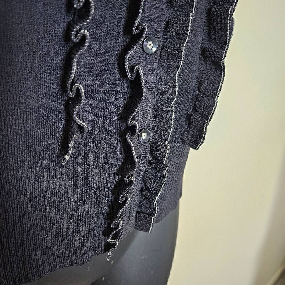 Ann Taylor Loft Ruffled Button Down - Picture 5 of 7